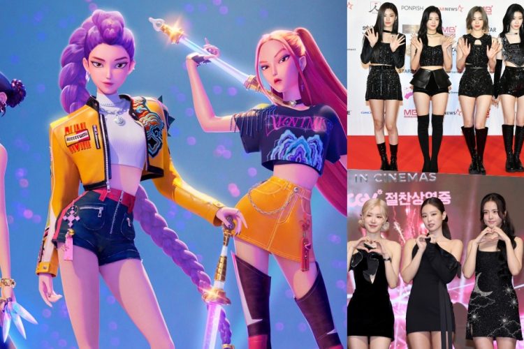 Le protagoniste di KPop Demon Hunters con i gruppi che le hanno ispirate: Blackpink e Itzy