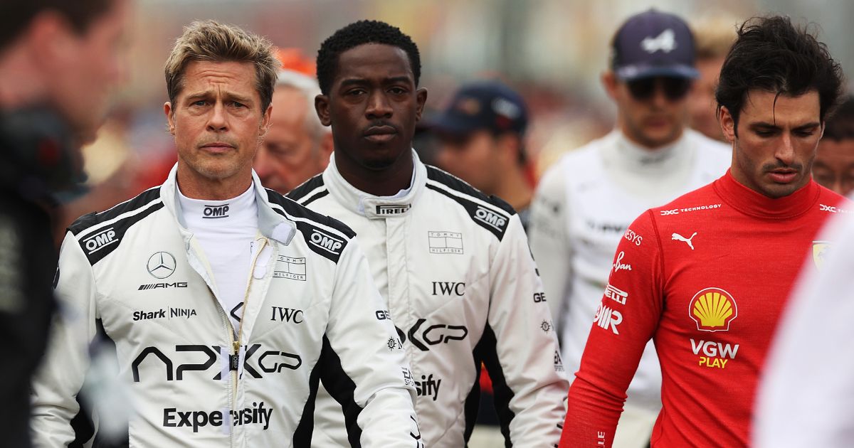 brad pitt e l'allenamento per f1