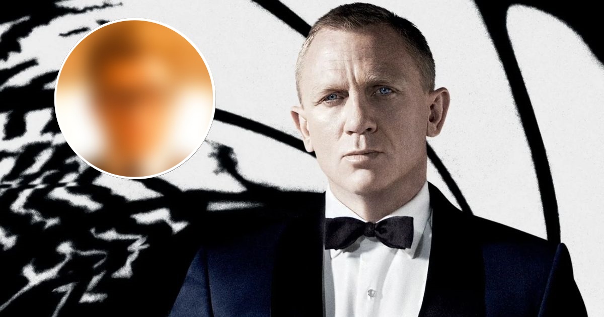 primo piano di James Bond di Daniel Craig