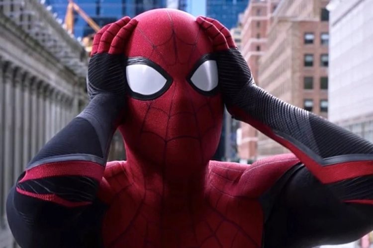 primo piano di spider-man