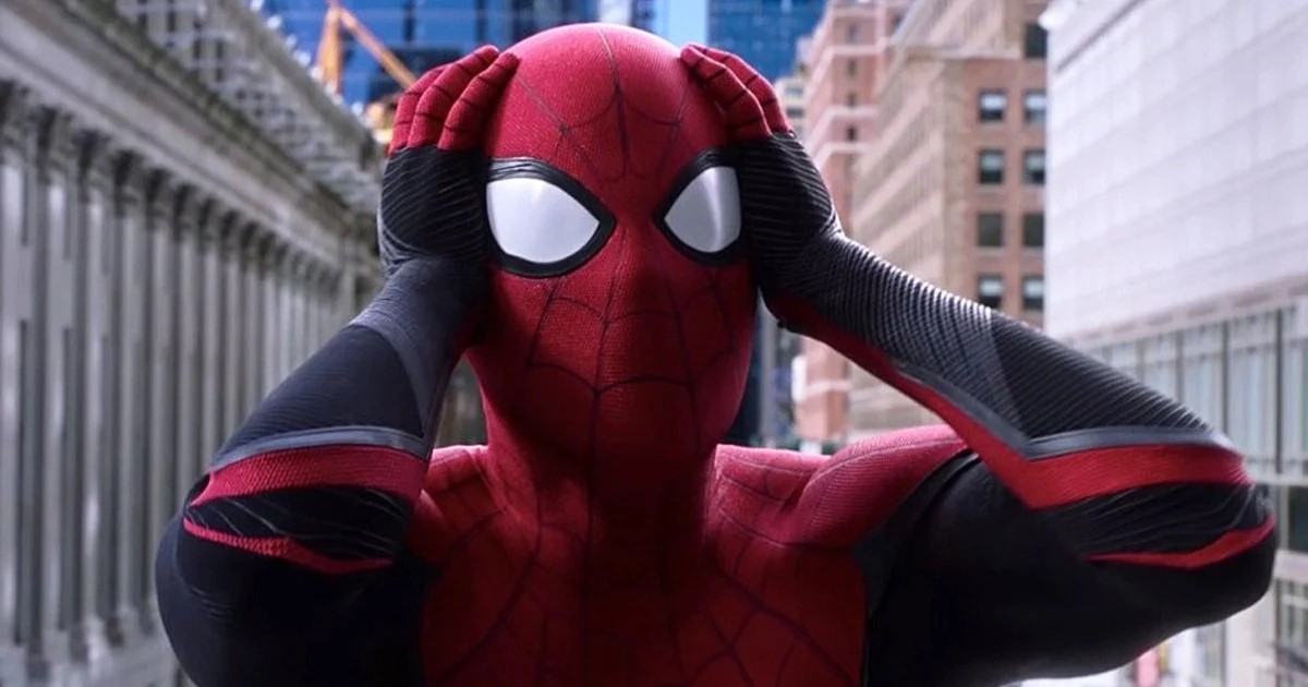 primo piano di spider-man