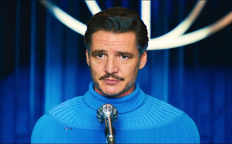 Pedro Pascal nel film Marvel I Fantastici 4: Gli Inizi