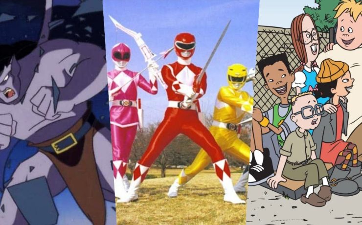 Collage serie tv Disney anni '90