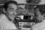 Vittorio Gassman e Jean-Louis Trintignant in una scena de Il Sorpasso