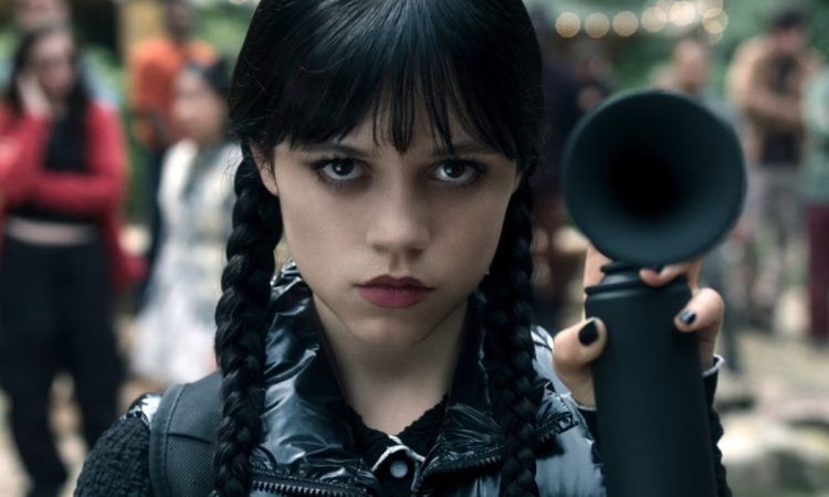 Jenna Ortega in una scena di Mercoledì 2