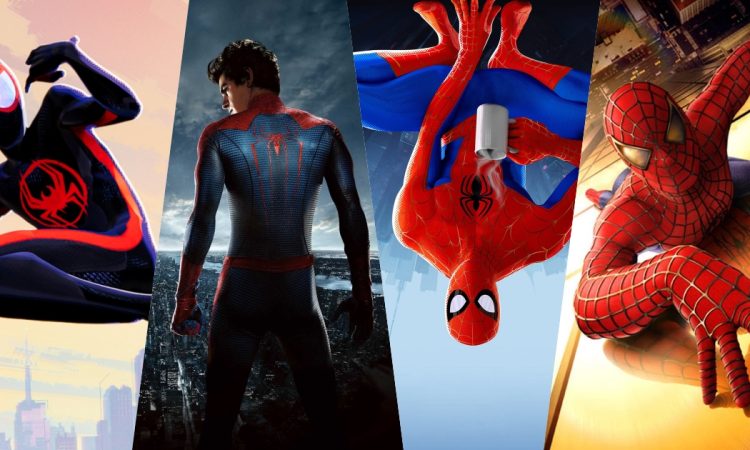 Collage diversi Spider-Man