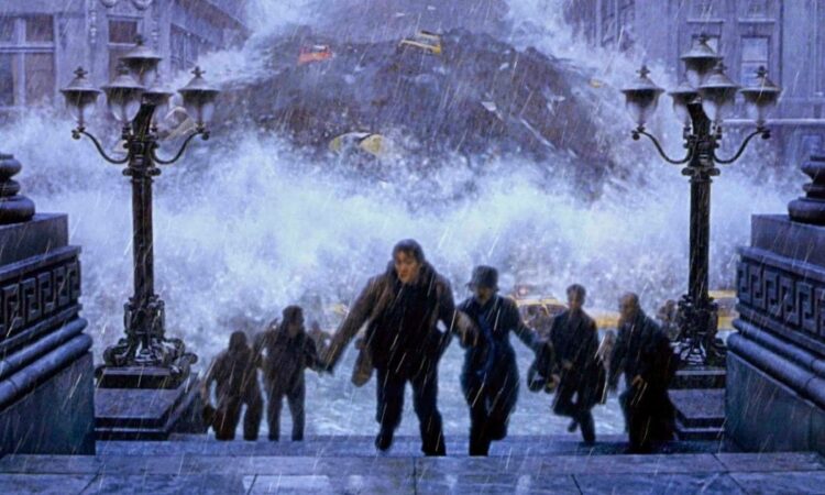 film 2004 the day after tomorrow Persone in fuga da un’onda gigante a New York in The Day After Tomorrow (2004)