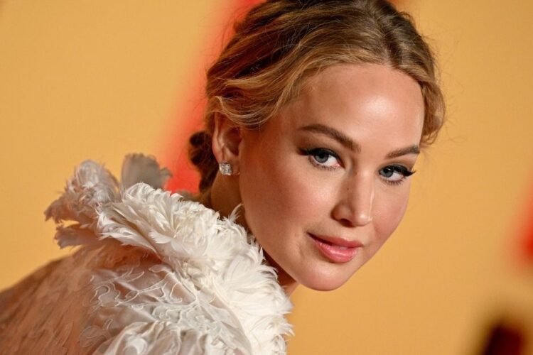 Jennifer Lawrence in primo piano